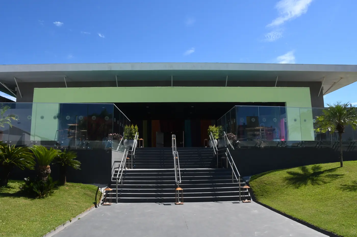 Entrada do centro de convenções